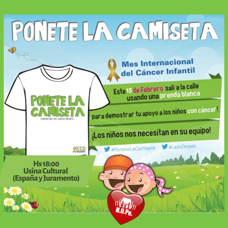 Fundación H.O.Pe invita a todos los salteños a ser parte de la campaña “Ponete la Camiseta”