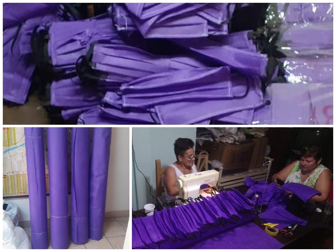 Más barbijos para personal de colectivos