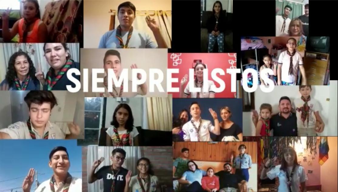 El grupo Scout San José Carpintero dice GRACIAS a los profesionales de la salud en su día