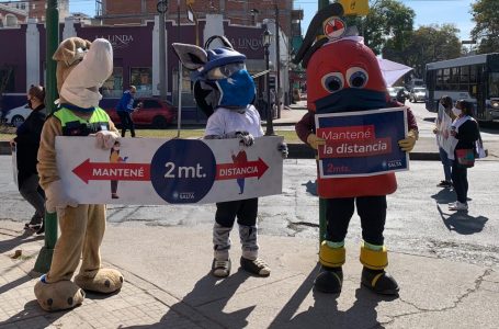 Jornada de concientización COVID-19 en las calles de Salta