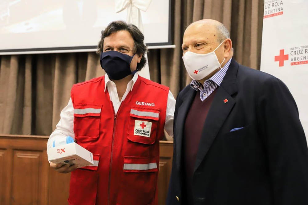 La Cruz Roja donó a Salta 200 termómetros corporales infrarrojos