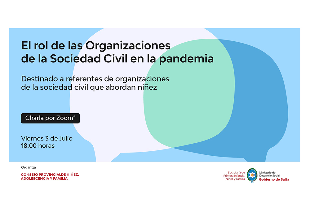 El Consejo de Niñez ofrece una nueva actividad para Organizaciones de la Sociedad Civil