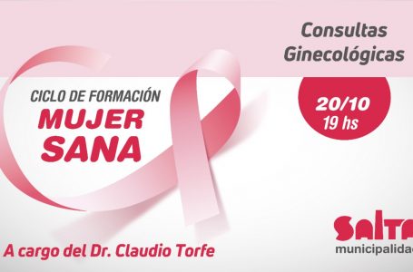 “Mujer Sana”, el ciclo de charlas para el cuidado de la salud