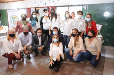 Sáenz y Arroyo visitaron el emprendimiento socioproductivo María Auxiliadora