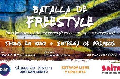 Se viene la Batalla de Freestyle en el DIAT de San Benito