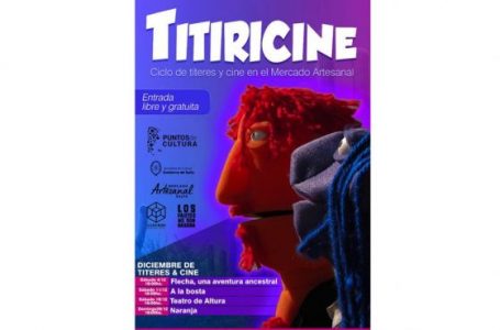 Se realizará un ciclo de títeres y cine en el Mercado Artesanal