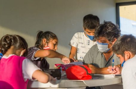 Apoyo escolar en el CIC de Santa Cecilia