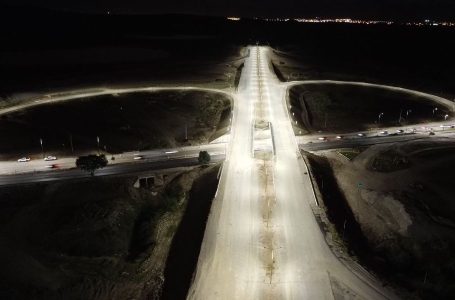 Habilitaron el sistema de iluminación en el paso bajo nivel de Grand Bourg y el nudo vial de la circunvalación noroeste