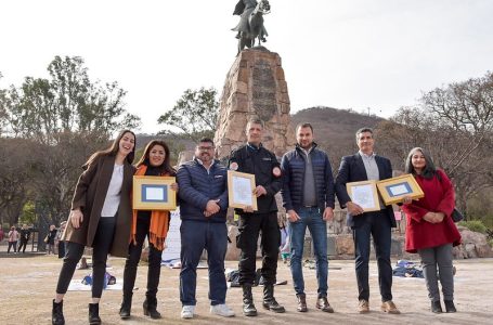 Reconocieron el taller de reanimación cardiopulmonar desarrollado hoy en el monumento al general güemes