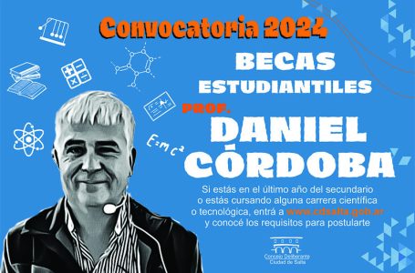 Hasta el 7 de junio se reciben las postulaciones para las becas “profesor Daniel córdoba” que otorga el cd