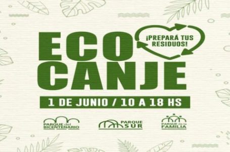 El sábado habrá ecocanje en los Parques Urbanos de Capital