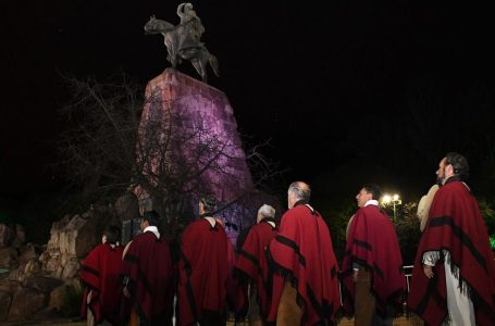 Se realizó la Guardia bajo las estrellas presidida por el gobernador Sáenz y la vicepresidenta Villarruel