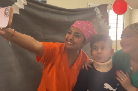 Luego de estar 8 meses internado, Julián volvió a su casa en Animaná