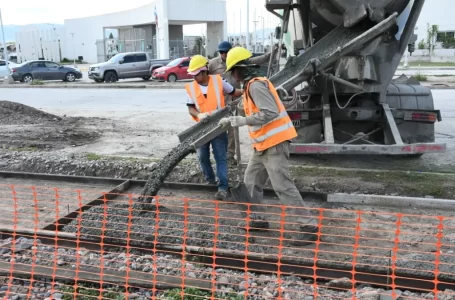 Con la construcción de una ciclovía comenzó la 2da etapa del Plan Vial Zona Sur