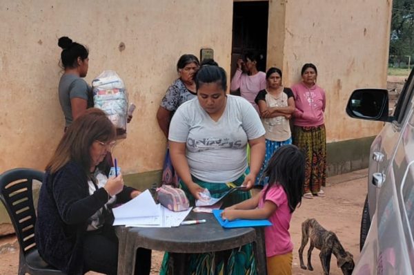 Operativos sanitarios en parajes aislados de Rivadavia Banda Sur y Santa Victoria Este