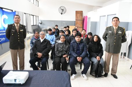 Jóvenes se informaron sobre las oportunidades que brinda el Ejército Argentino