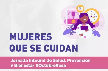 Octubre Rosa: jornada gratuita de promoción y cuidado de la salud para mujeres