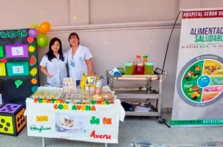 Habrá una jornada de asesoramiento nutricional en el hospital Señor del Milagro